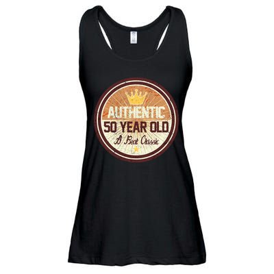 Authentic 50 Year Old Classic 50th Birthday Ladies Essential Flowy Tank