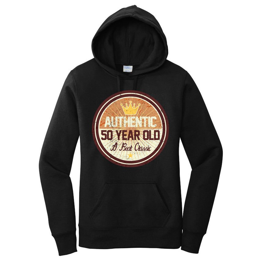 Authentic 50 Year Old Classic 50th Birthday Women's Pullover Hoodie