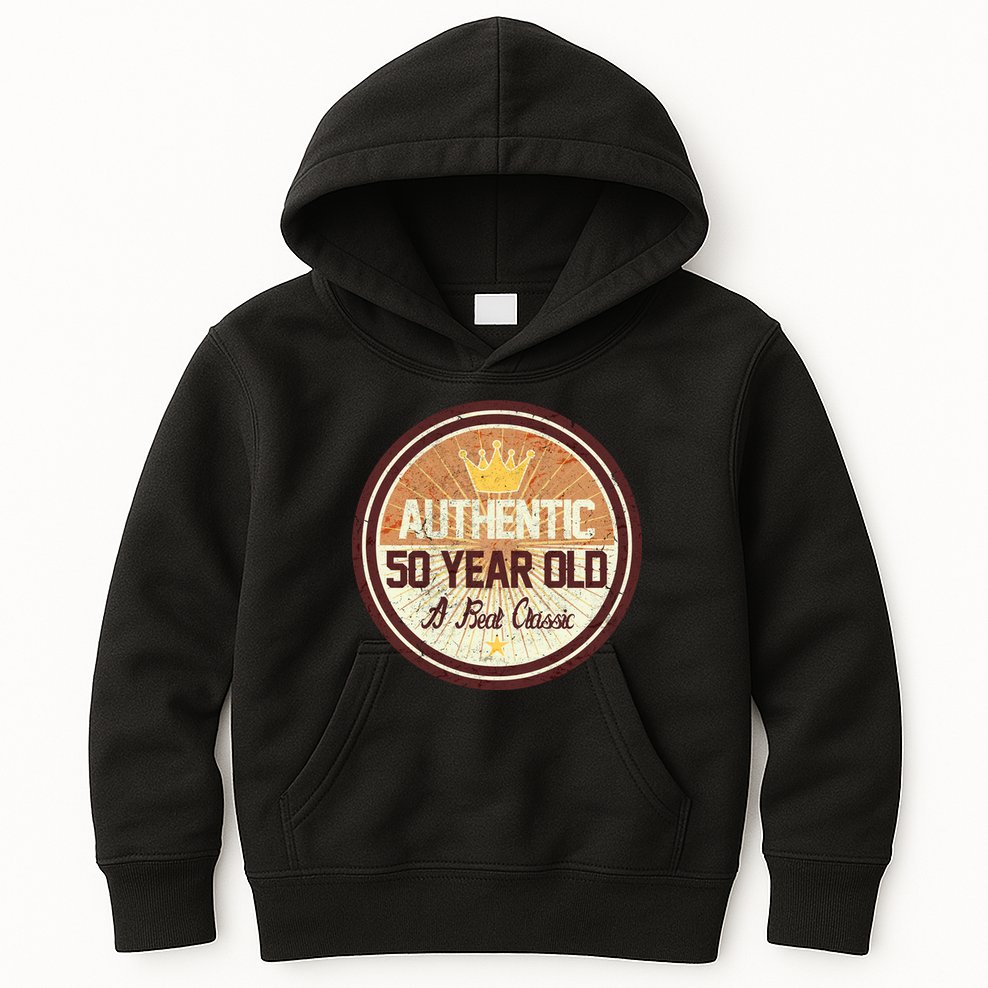 Authentic 50 Year Old Classic 50th Birthday Kids Hoodie