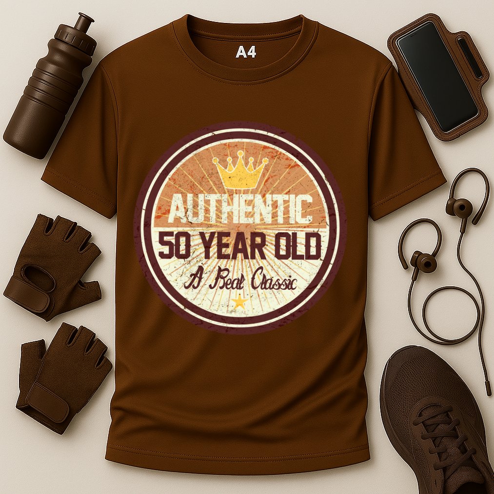 Authentic 50 Year Old Classic 50th Birthday Cooling Performance Crew T-Shirt