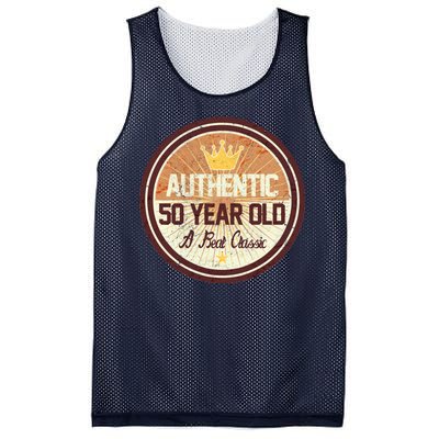 Authentic 50 Year Old Classic 50th Birthday Mesh Reversible Basketball Jersey Tank