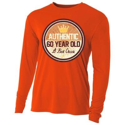 Authentic 60 Year Old Classic 60th Birthday Cooling Performance Long Sleeve Crew