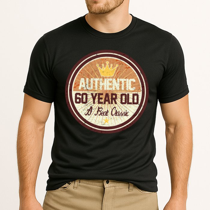 Authentic 60 Year Old Classic 60th Birthday Cooling Performance Crew T-Shirt