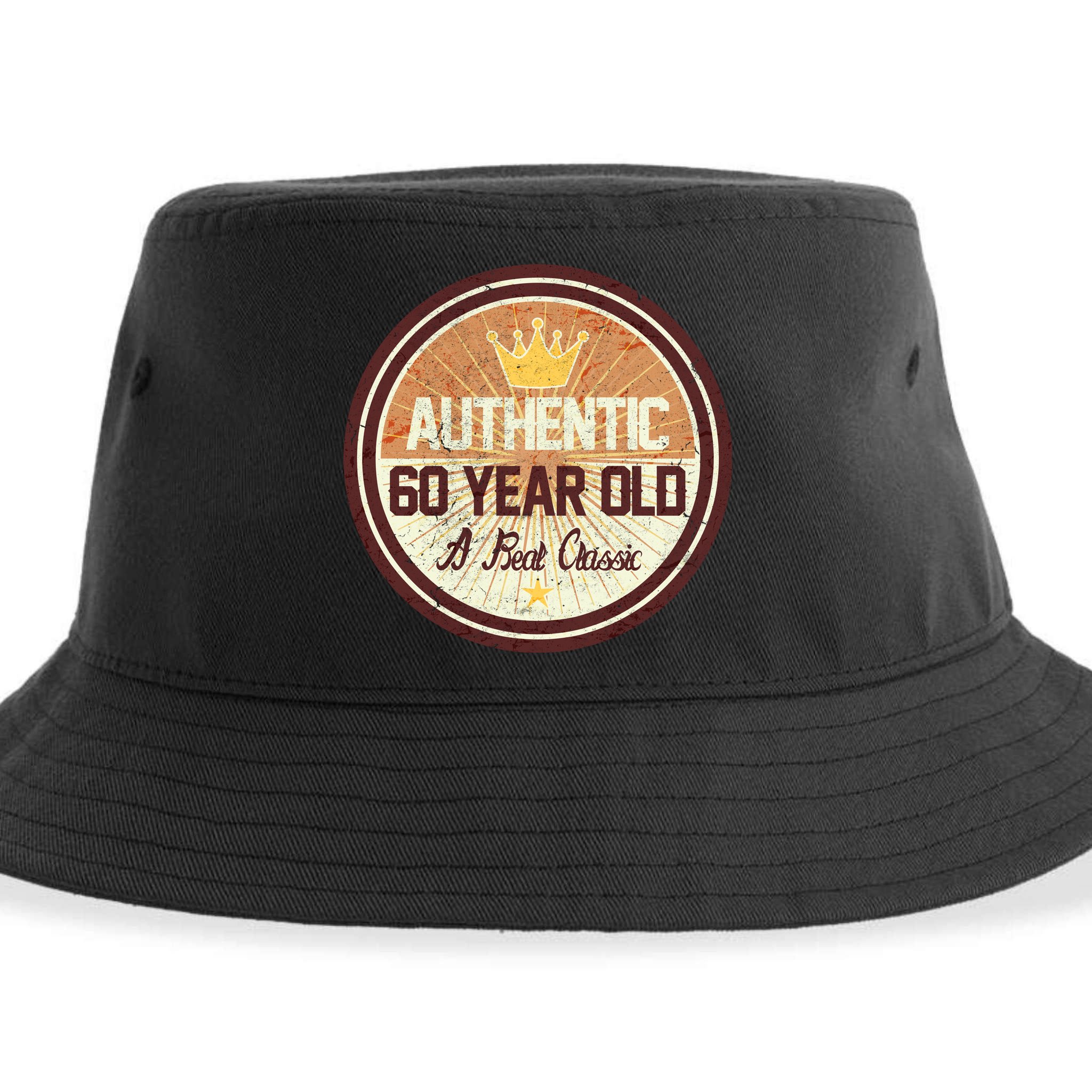 Authentic 60 Year Old Classic 60th Birthday Sustainable Bucket Hat