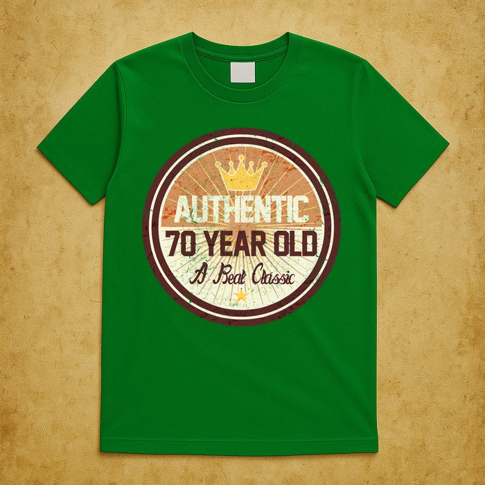 Authentic 70 Year Old Classic 70th Birthday T-Shirt
