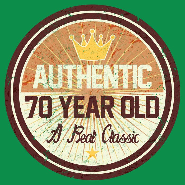 Authentic 70 Year Old Classic 70th Birthday T-Shirt