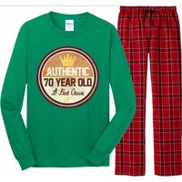 Authentic 70 Year Old Classic 70th Birthday Long Sleeve Pajama Set