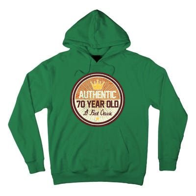 Authentic 70 Year Old Classic 70th Birthday Tall Hoodie