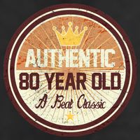 Authentic 80 Year Old Classic 80th Birthday Adult Drive Performance Visor