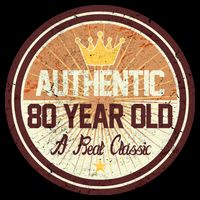 Authentic 80 Year Old Classic 80th Birthday Drawstring Bag