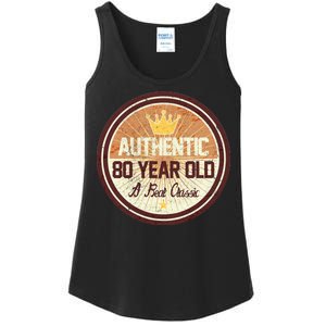 Authentic 80 Year Old Classic 80th Birthday Ladies Essential Tank