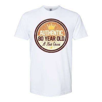 Authentic 80 Year Old Classic 80th Birthday Softstyle® CVC T-Shirt