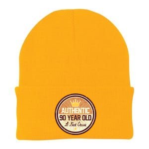 Authentic 90 Year Old Classic 90th Birthday Knit Cap Winter Beanie