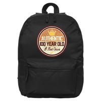 Authentic 90 Year Old Classic 90th Birthday 16 in Basic Backpack