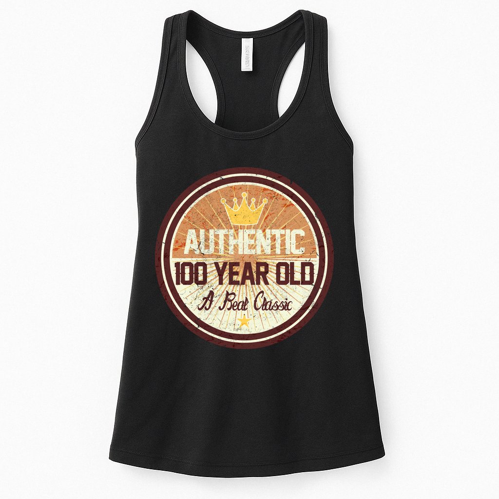 Authentic 90 Year Old Classic 90th Birthday Womens Tank Top