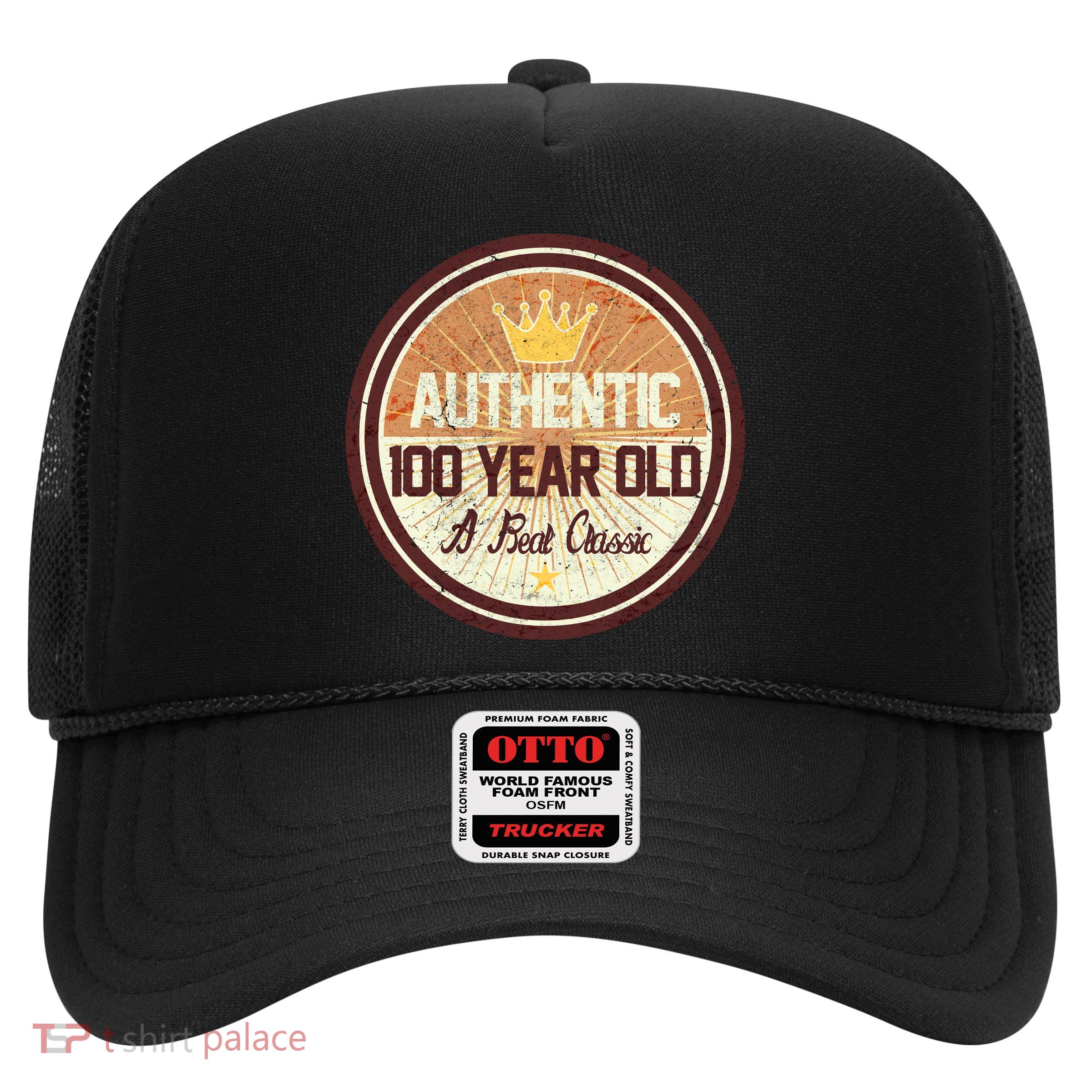 Authentic 90 Year Old Classic 90th Birthday Trucker Hat
