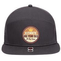 Authentic 90 Year Old Classic 90th Birthday 7 Panel Mesh Trucker Snapback Hat