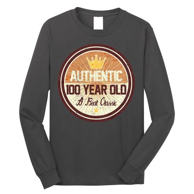 Authentic 90 Year Old Classic 90th Birthday Long Sleeve Shirt