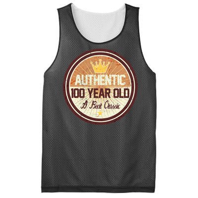 Authentic 90 Year Old Classic 90th Birthday Mesh Reversible Basketball Jersey Tank