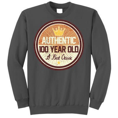 Authentic 90 Year Old Classic 90th Birthday Tall Sweatshirt