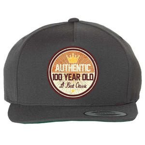 Authentic 90 Year Old Classic 90th Birthday Wool Snapback Cap