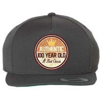 Authentic 90 Year Old Classic 90th Birthday Wool Snapback Cap