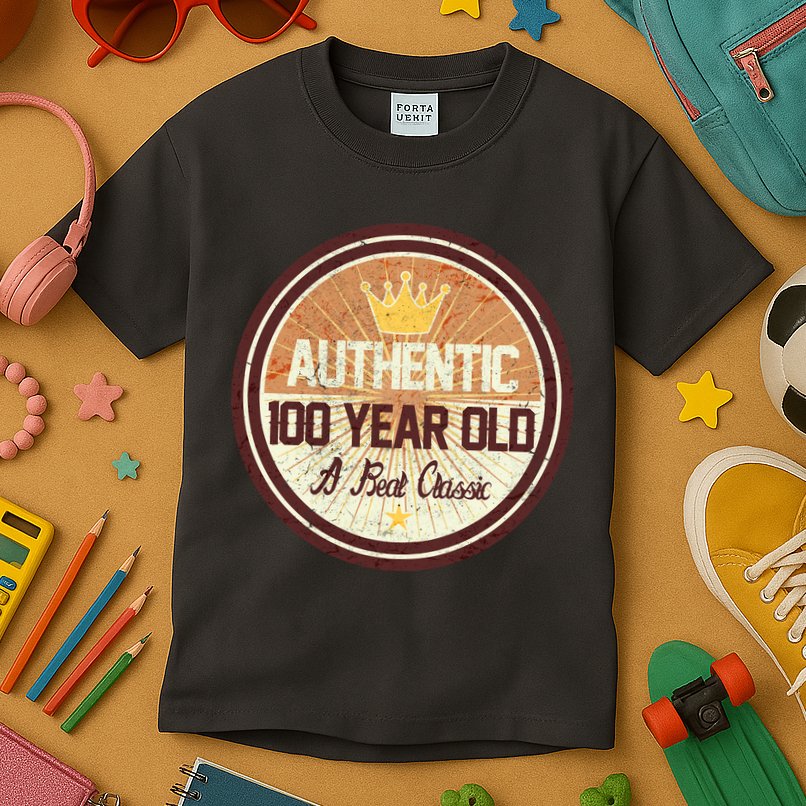 Authentic 90 Year Old Classic 90th Birthday Kids T-Shirt