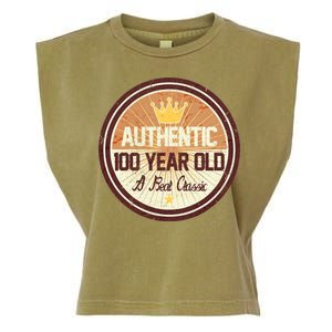 Authentic 90 Year Old Classic 90th Birthday Garment-Dyed Women's Muscle Tee