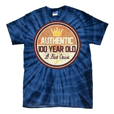 Authentic 90 Year Old Classic 90th Birthday Tie-Dye T-Shirt