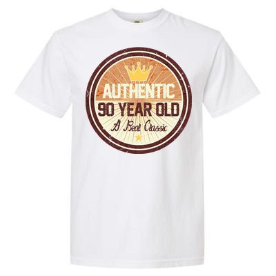 Authentic 90 Year Old Classic 90th Birthday Garment-Dyed Heavyweight T-Shirt