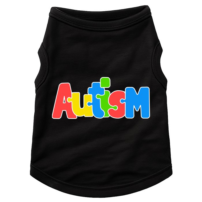 Autism - In A World Where You Can Be Anything BE KIND Doggie Tank