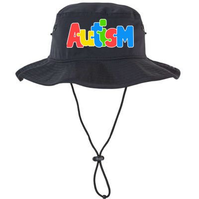 Autism - In A World Where You Can Be Anything BE KIND Legacy Cool Fit Booney Bucket Hat