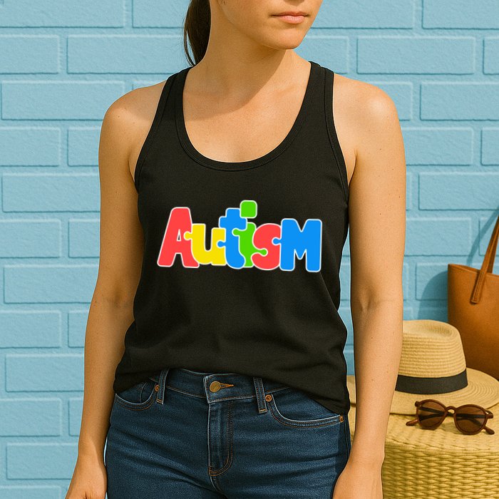 Autism - In A World Where You Can Be Anything BE KIND Womens Tank Top