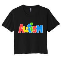 Autism - In A World Where You Can Be Anything BE KIND Crop Top