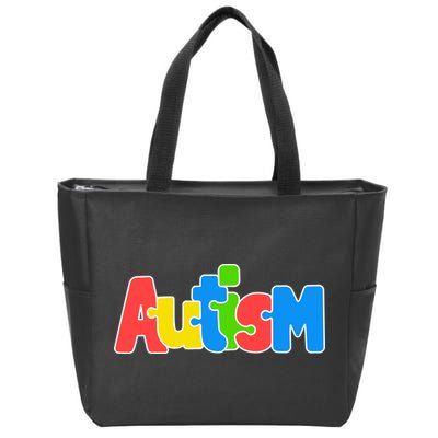 Autism - In A World Where You Can Be Anything BE KIND Zip Tote Bag