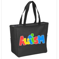 Autism - In A World Where You Can Be Anything BE KIND Zip Tote Bag