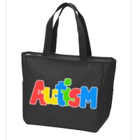 Autism - In A World Where You Can Be Anything BE KIND Zip Tote Bag