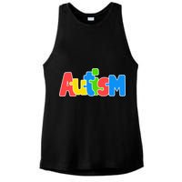 Autism - It's No Prob-llama To Be Different Ladies PosiCharge Tri-Blend Wicking Tank