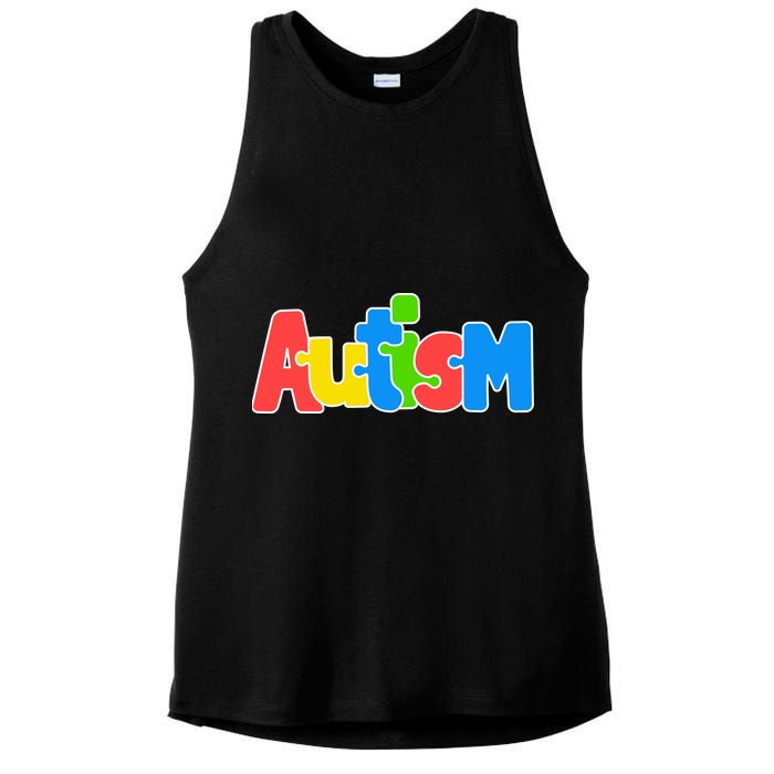 Autism - It's No Prob-llama To Be Different Ladies PosiCharge Tri-Blend Wicking Tank
