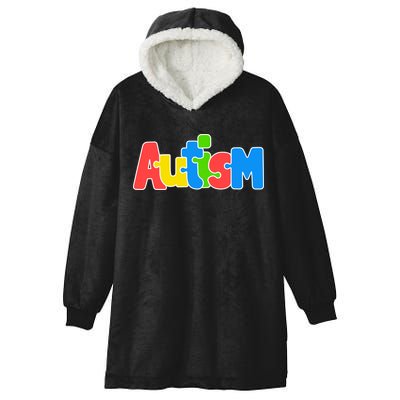 Autism - It's No Prob-llama To Be Different Hooded Wearable Blanket