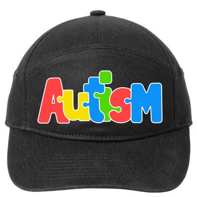 Autism - It's No Prob-llama To Be Different 7-Panel Snapback Hat