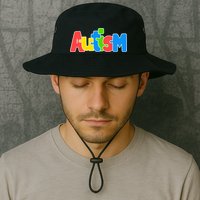 Autism - It's No Prob-llama To Be Different Bucket Hat