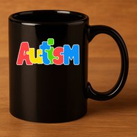Autism - It's No Prob-llama To Be Different 11oz C Handle Ceramic Mug