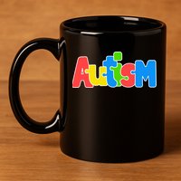 Autism - It's No Prob-llama To Be Different 11oz C Handle Ceramic Mug