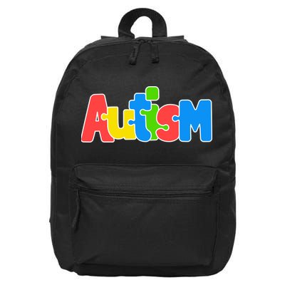 Autism - It's No Prob-llama To Be Different 16 in Basic Backpack