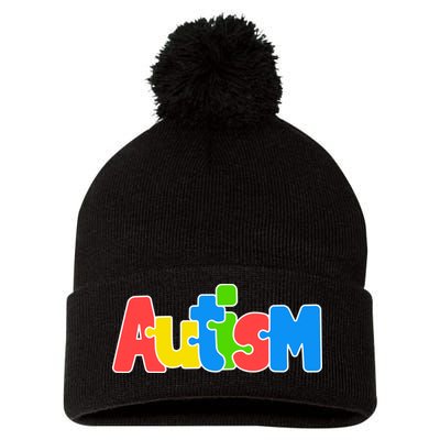 Autism - It's No Prob-llama To Be Different Pom Pom 12in Knit Beanie