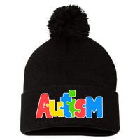 Autism - It's No Prob-llama To Be Different Pom Pom 12in Knit Beanie