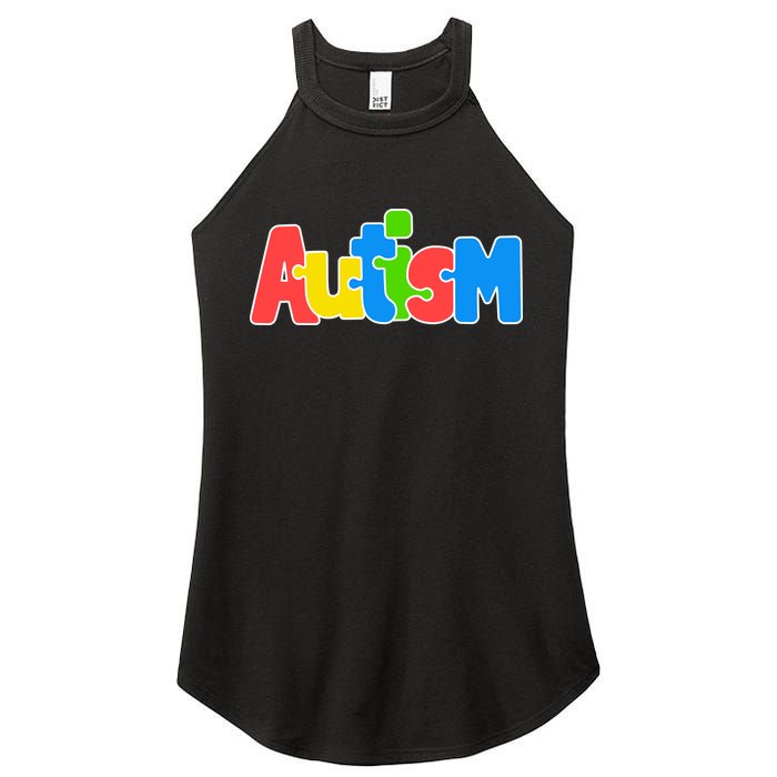 Autism - It's No Prob-llama To Be Different Women's Perfect Tri Rocker Tank