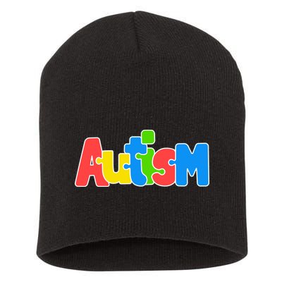 Autism - It's No Prob-llama To Be Different Short Acrylic Beanie