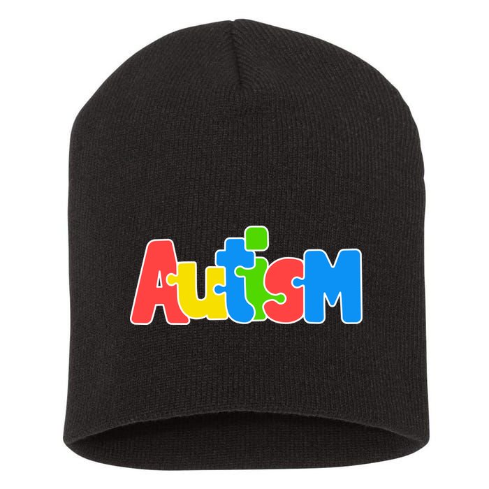 Autism - It's No Prob-llama To Be Different Short Acrylic Beanie